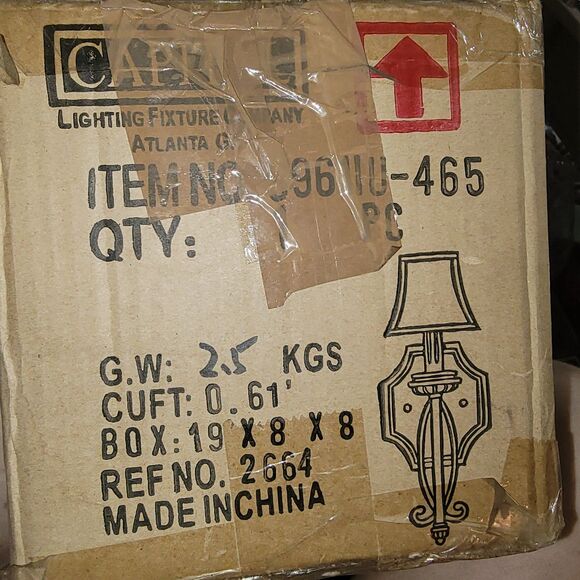 Foxborough Sconce Iron & Umber Capital Lighting 3961IU-465 Wall Sconce New n Box - Picture 6 of 8
